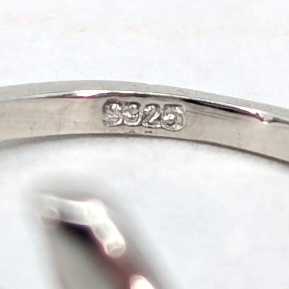 925 Sterling Silver Dolphin Whale Tail Adjustable Ring Nautical Fish Fin Beach - Picture 3 of 5